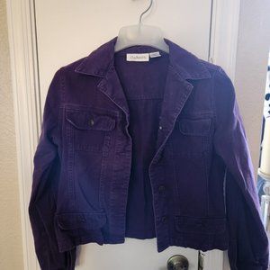 Purple Denim Jacket